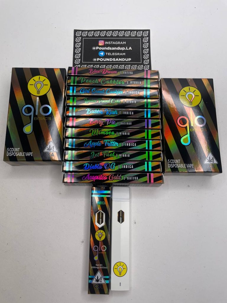 glo extracts premium vape disposable pen 1000mg