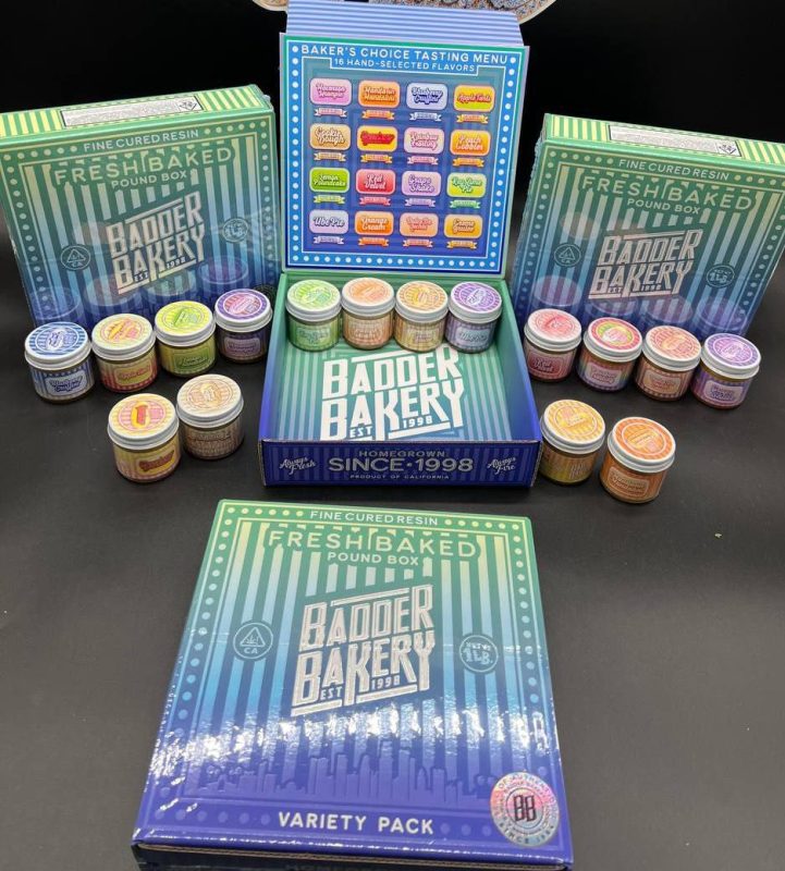 badder bakery cured resin sugar diamonds 1 ounce baller jars