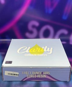 clarity concentrates premium cured resin sugar  diamond 1 ounce baller jar