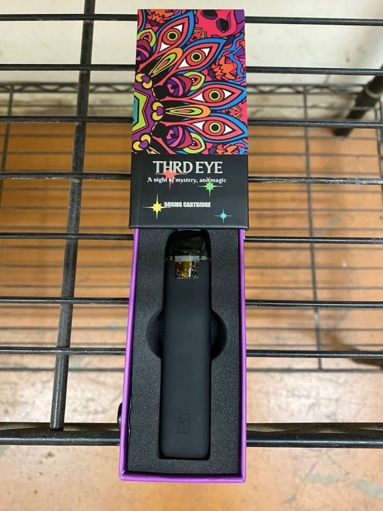 third eye vape disposable 500mg (dmt ) cartridge
