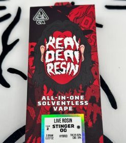 real deal live rosin marijuana cannabis extract oil all in one solventless vape cartridge 