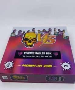 Premium Versus Extracts live resin concentrate thc wax 1lb baller box {1oz jars }