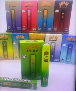 premium extracts live resin & liquid diamonds gold oil refinery disposable thc vape pen 2g usb-c rechargeable vaporizer device 