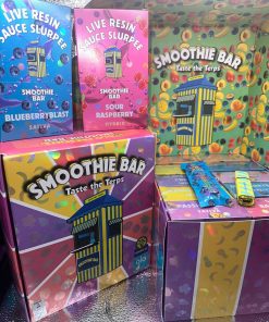 PREMIUM GLO SMOOTHIE BAR EXTRACTS LIVE RESIN DIAMONDS SAUCE DISPOSABLES THC VAPE PEN 