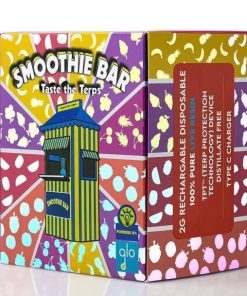 PREMIUM GLO SMOOTHIE BAR EXTRACTS LIVE RESIN DIAMONDS SAUCE DISPOSABLES THC VAPE PEN