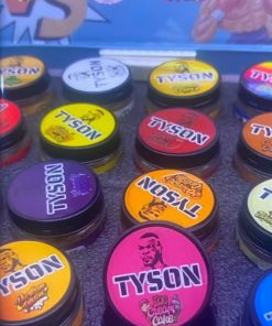 premium exotic tyson extracts live resin sauce concentrate thc wax mixed strains sixteen one ounce jars verify packs